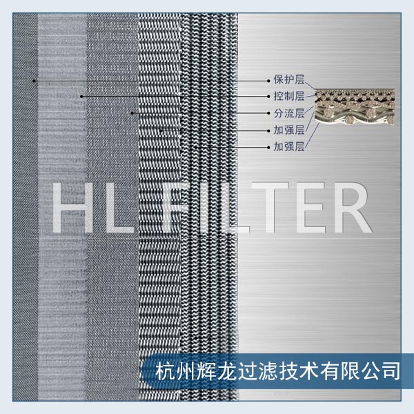 标准五层不锈钢烧结网滤芯的结构特点与优势
